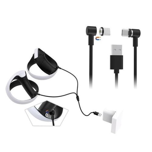 Câble De Charge Magnétique De Type C Pour Manettes Ps5 Vr2/Switch-Dobe
