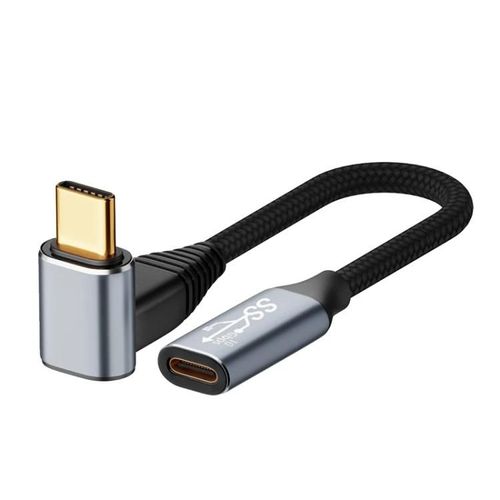 Câble D'extension Usb-C-100w,0.5m,Mâle Vers Femelle,Pour Steam Deck-