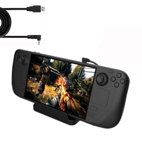 Support De Console Steam Deck Avec Câble De Charge-Pgtech