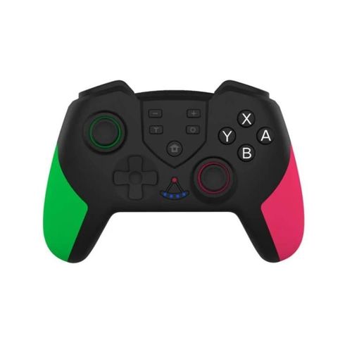 Manette De Jeu Bluetooth Sans Fil-Vibration,Fonction Macro,Nintendo Switch Pro-(Noir,Rose,Vert) Rose Vert