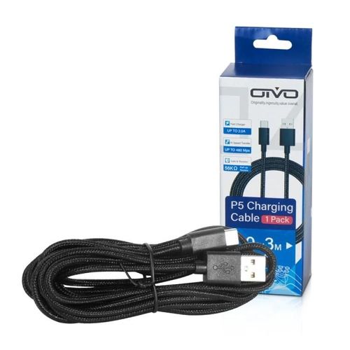 Câble De Charge Usb Type-C-3 M,1 A Pour Ps5,Switch Pro,Xbox Series-