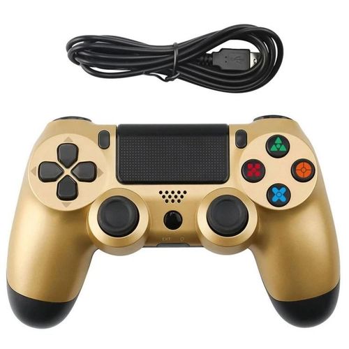 Manette De Jeu Filaire Pour Ps4-Snowflake Design,Gold Gold