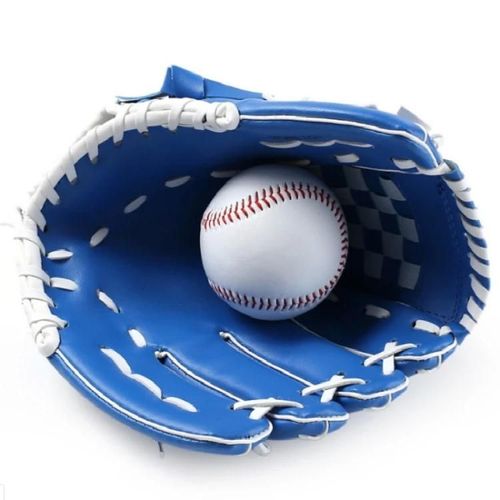 Gants De Baseball-Gants De Pichet En Pvc De 11,5 Pouces D'épaisseur En Bleu-