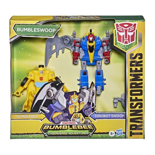 Hasbro Transformers Bumblebee Cyberverse Adventures Dinobots Unite Dino Combiners Bumbleswoop