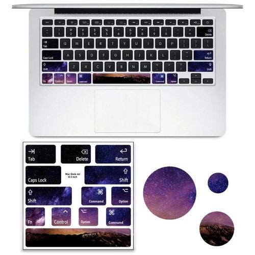 Autocollant PVC pour clavier Macbook Air 13,3 pouces-5pcs Set by