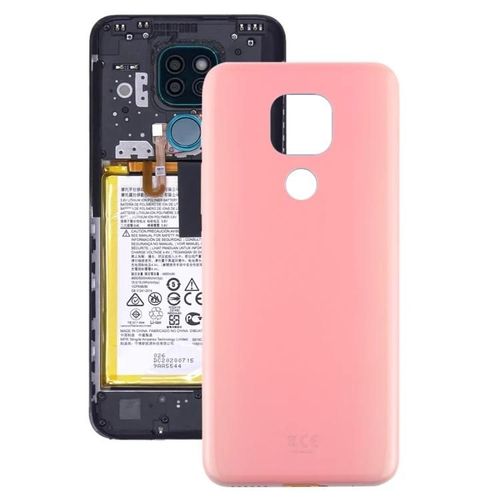 Coque Arrière Batterie Pour Motorola Moto G9 Play-Coque De Remplacement Rose Rose
