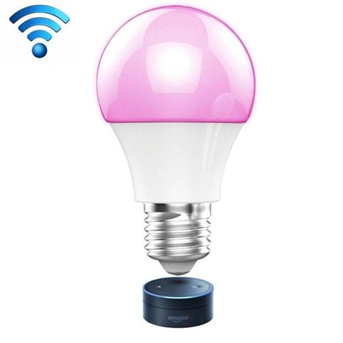 Ampoule LED intelligente-10W RGB+Blanc,compatible WiFi,Alexa et Google Home,portée de 50m