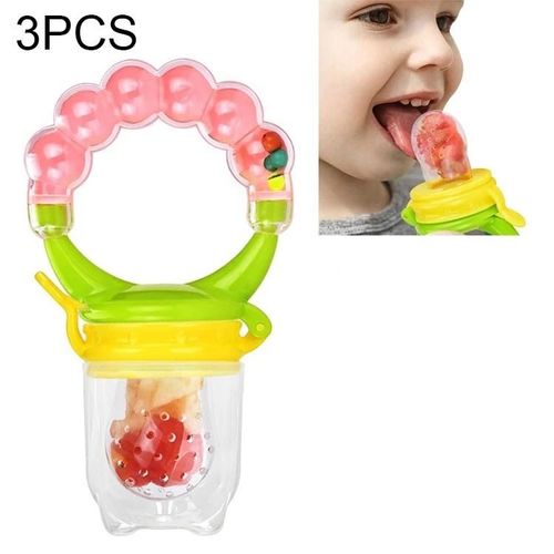 Biberons Pour Bébé-3 Pcs Aliments Frais,Sucette De Dentition Et Poignée-