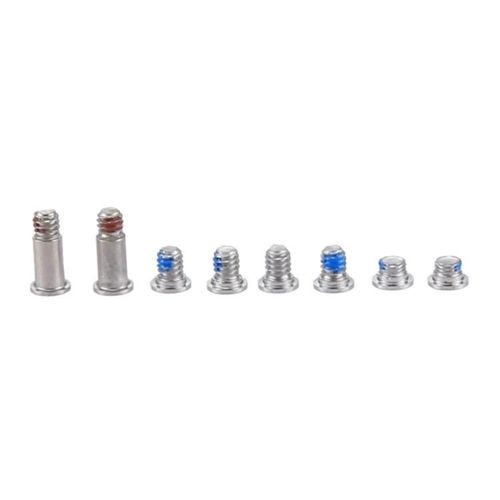 Boîtier MacBook 12 pouces-Vis de couvercle inférieur 8 en 1,argent A1534 Argent