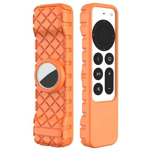 Housse de protection pour télécommande-2 pcs pour Apple TV 4K (Orange) Orange