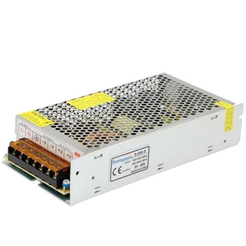 Alimentation LED 200W 5V-Pilote de commutation 40A pour bandes lumineuses |