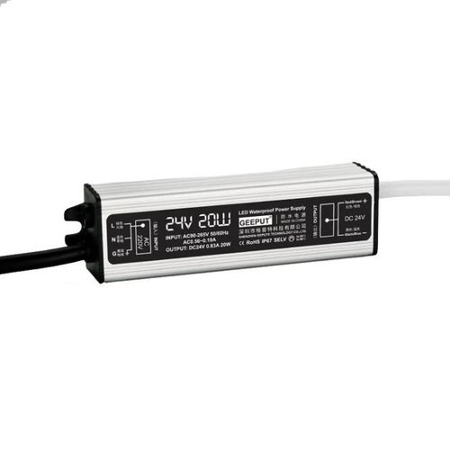 Alimentation étanche LED 220V à 24V-Transformateur 20W 0.83A,