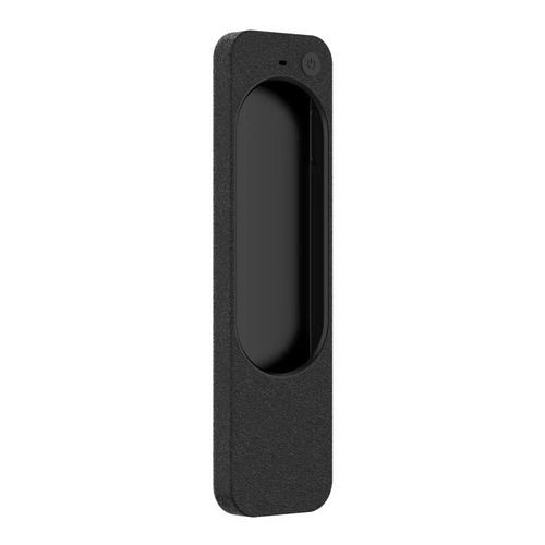 Coque de protection en silicone pour Apple TV 4K Siri Remote-Couverture noire