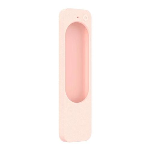 Étui de protection en silicone pour Apple TV 4K Siri Remote-Rose clair Rose clair