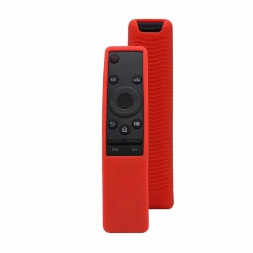 Samsung BN59 Smart TV Remote Control Étui en silicone-Antidérapant,Rouge Rouge
