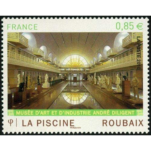 France 2010, Très Beau Timbre Neuf** Luxe Yvert 4453, La Piscine Musée, Ou Le Musée D'art Et D'industrie De Roubaix.