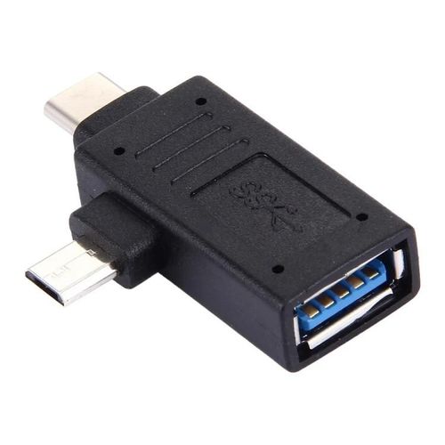 Adaptateur USB-C vers Micro USB-USB 3.0 femelle,connecteurs mâles,