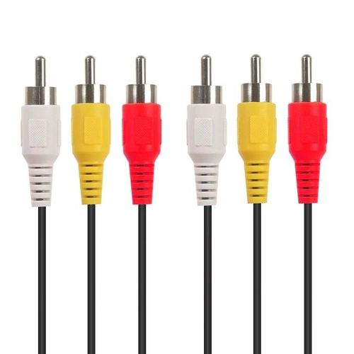 Câble AV RCA-Câble audio-vidéo stéréo de haute qualité de 10m de