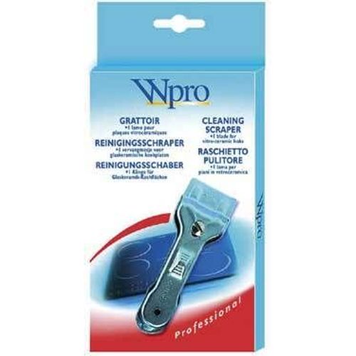 WPRO grattoir plaques vitrocéramique + 1 boite de 10 lames