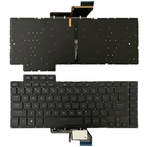 Clavier d'ordinateur portable rétroéclairé-Lumière blanche pour Asus ROG GU502G Series Lumière blanche