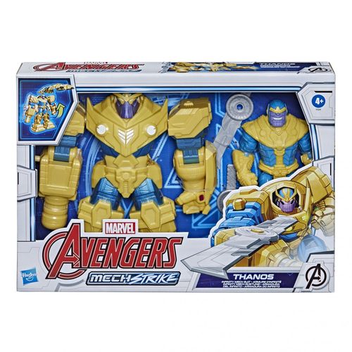 Avengers Movie Avengers Mech Strike - Thanos Armure D'infinité De 17,5 Cm Avec Lame