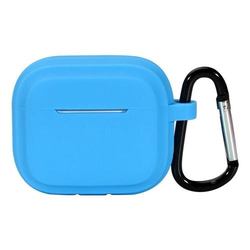 Coque AirPods Pro 2-Rayures antichocs,Bleu ciel-Bleu ciel