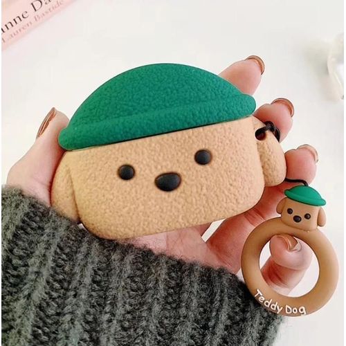 Étui de protection AirPods Pro-Marron Teddy Dog Design by Brown