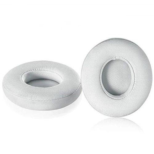 Coquille de casque d'oreille en éponge douce pour Beats Solo 2.0-filaire,blanc blanc