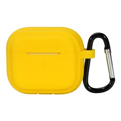 Coque AirPods Pro 2-Coque jaune antichoc rayée de Yellow