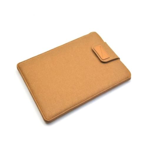 Pochette verticale en feutre pour ordinateur portable-Sac pour tablette kaki de 11 pouces par Khaki