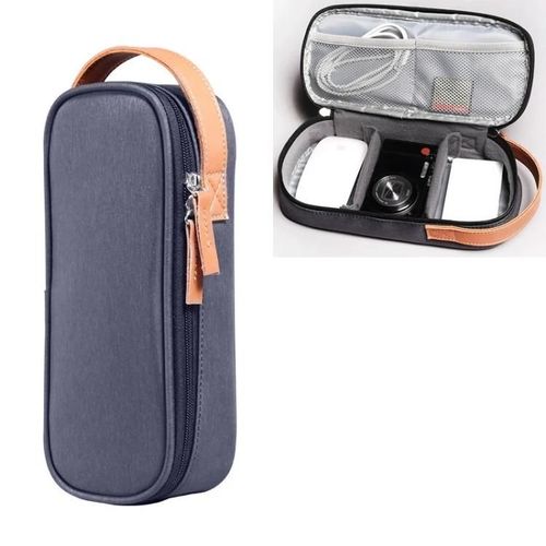 Sac de rangement pour chargeur de casque multifonction-Ultra fibre,taille M 16,5 x 6 x 23,5 cm