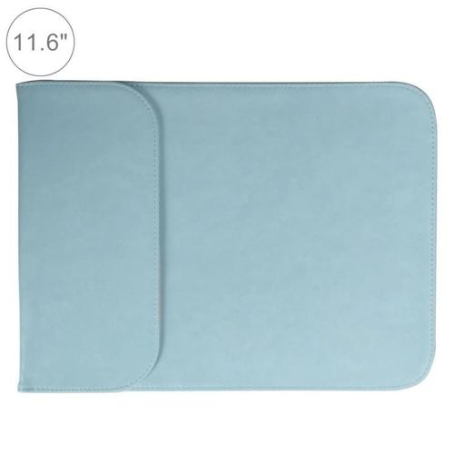 Housse pour ordinateur portable 11,6""-PU et nylon pour MacBook,Dell,HP,ASUS,Bleu Bleu