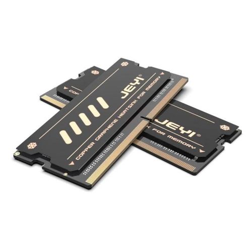 2pcs /Pack JEYI Radiateur de dissipateur thermique de mémoire d'ordinateur portable en cuivre pur pour DDR5 DDR4 DDR3