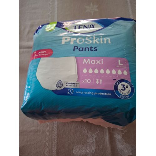 2 Paquets De 10 Pants Tena Proskin Maxi L 