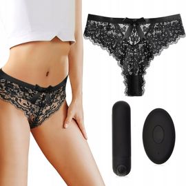 Vibrateur Gadget Sexuel Avec Culotte Sur Télécommande Culotte String Vibrante Discrète