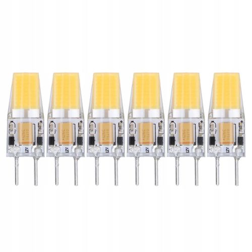 Ampoule Led Cob Gy6.35 5 W Blanc Chaud 6 Pièces