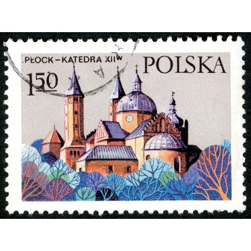 Timbre Oblitéré Polska, Plock - Katedra Xii W, 1.50
