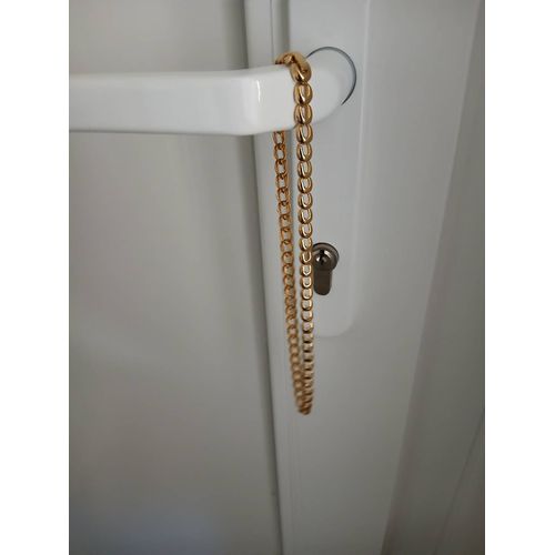 Collier Doré Maille En U