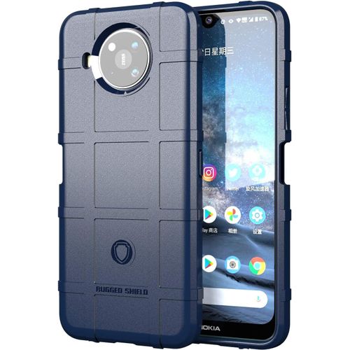 Coque Pour Nokia 8.3, Premium Tpu Double Protection Coque Anti-Choc Anti-Rayures Étui Housse Pour Nokia 8.3 Bleu