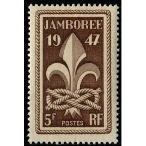 Jamboree Mondial À Moisson Emblème Scout Année 1947 N° 787 Yvert Et Tellier Luxe
