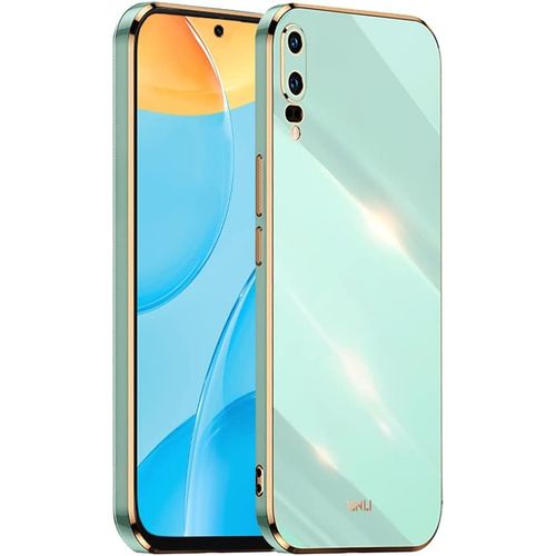 Cadre Galvanisé Coque Pour Huawei P20 5.8"" Inches Etui De Protection En Silicone Tpu - Vert