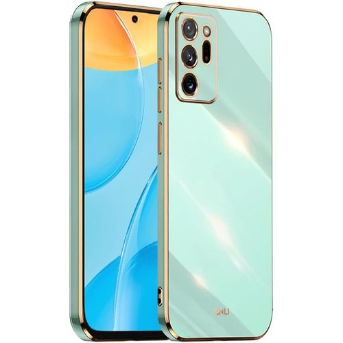 Cadre Galvanisé Coque Pour Samsung Galaxy Note20 Ultra 6.9"" Inches Etui De Protection En Silicone Tpu - Vert
