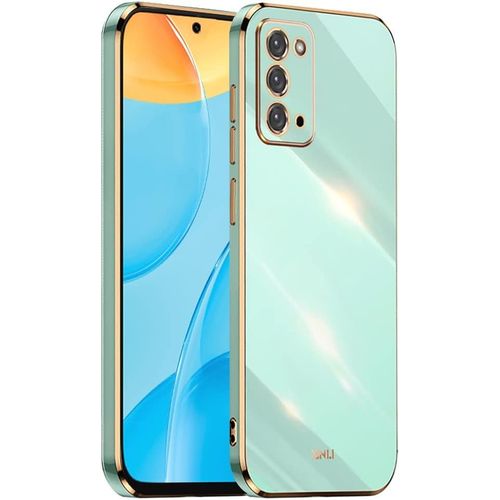 Cadre Galvanisé Coque Pour Samsung Galaxy Note20 6.7"" Inches Etui De Protection En Silicone Tpu - Vert