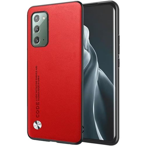 Coque De Téléphone Pour Samsung Galaxy Note20 6.7"" Inches , Etui En Cuir De Style Business - Rouge