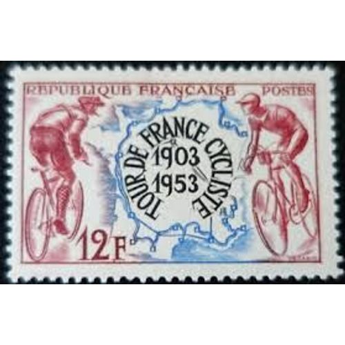 Sport : Cinquantenaire Du Tour De France Cycliste Année 1953 N° 955 Yvert Et Tellier Luxe