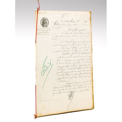 [ Fondation D'une Assurances Contre Les Accidents De La Route À Bordeaux En 1902 : ] Acte Notarié (Expédition) De Dépôt De Pièces Constitutives Du "S