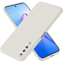 Coque Pour Samsung Galaxy A7 2018 6"" Inches , Étui En Silicone Tpu Souple - Blanc Antique