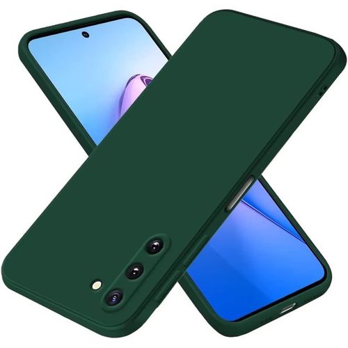 Coque Pour Samsung Galaxy Note10 6.3"" Inches , Étui En Silicone Tpu Souple - Vert Foncé