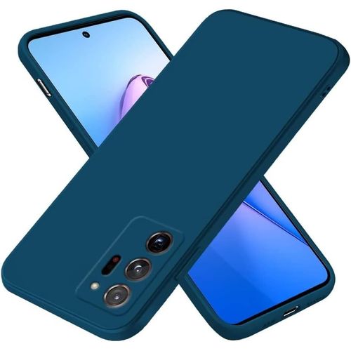 Coque Pour Samsung Galaxy Note20 Ultra 6.9"" Inches , Étui En Silicone Tpu Souple - Bleu Saphir