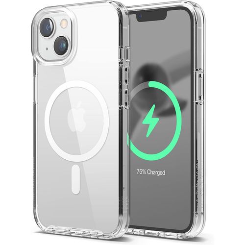 Coque Hybride Transparente Pour Iphone 14 6.1"" Étui, Pour Iphone 13 6.1"" , Pour Le Chargeur Magsafe, Protection Contre Chutes De Grade Militaire Américain